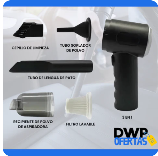 Aspirador De Coche Doble Propósito